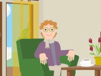 Ældre der venter på ældrerengøring