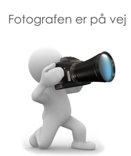 Figur med kamera Fotografen er på vej
